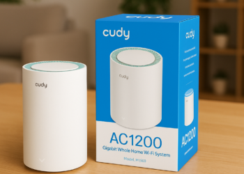 Cudy M1300 AC1200 Dual Band Gigabit Mesh Router (1 Pack)