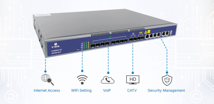 V-SOL 8 Port GPON OLT V1600G1-B - Image 3