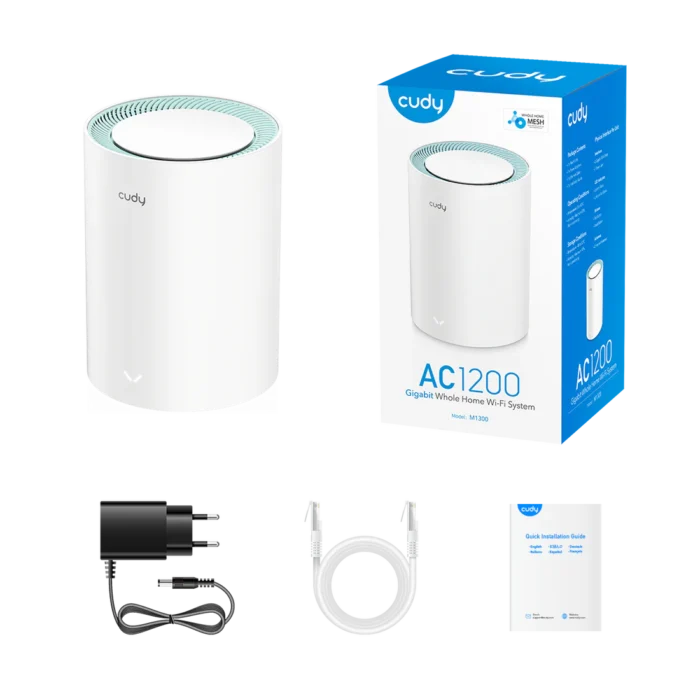 Cudy M1300 AC1200 Dual Band Gigabit Mesh Router (1 Pack) - Image 4